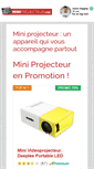 Mobile Screenshot of miniprojecteur.com